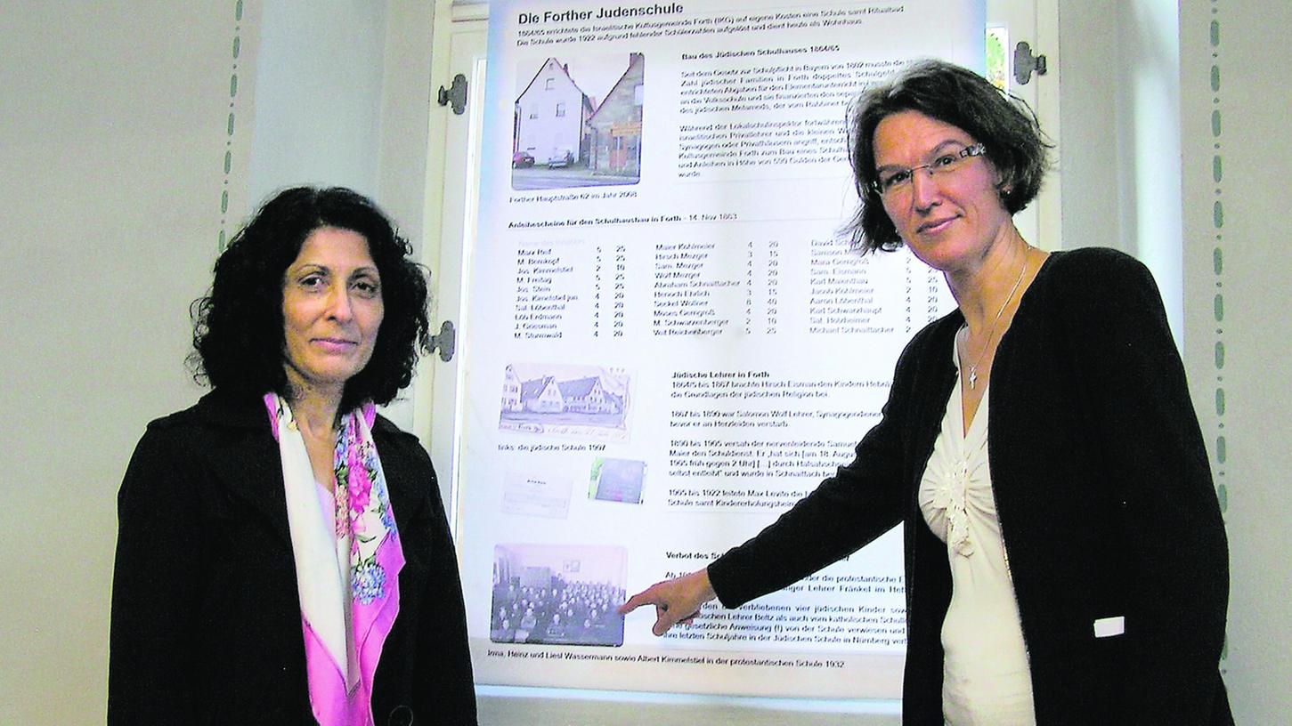 Auch die Geschichte des Büger Schlosses als einstiges Erholungsheim für jüdische Kinder, wird in der Ausstellung in der Synagoge von Ermreuth erläutert.
