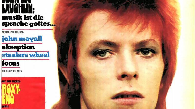 Der "Musikexpress" nahm 1973 David Bowie auf einen seiner Titel.