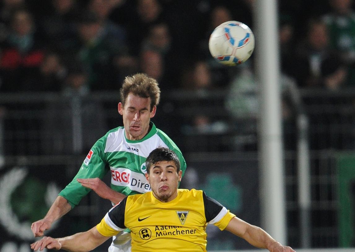 Kleeblatt-Spieler Thomas Kleine will auch gegen Dortmund gewinnen und zum Finale nach Berlin fahren.