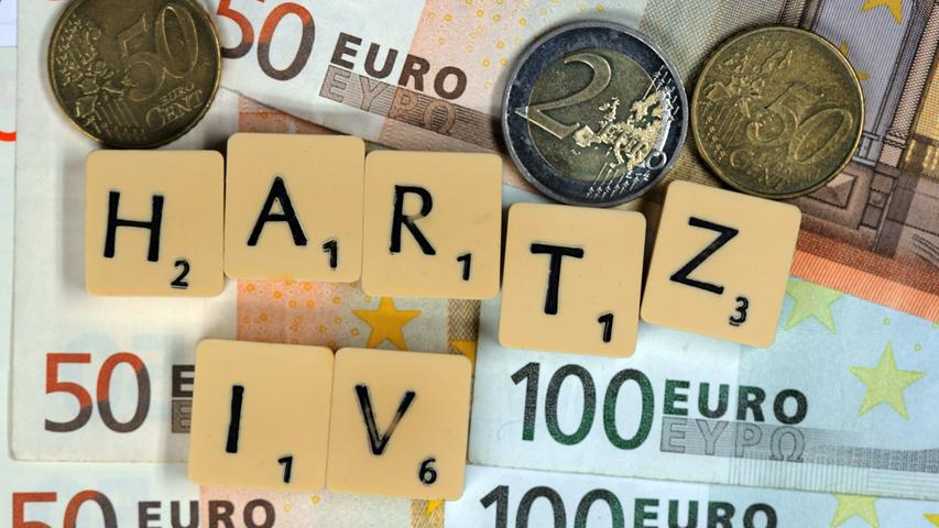 Mit 27,2 Millionen Euro kann der Staat mehr als 69.500 Bezieher von Hartz IV unterstützen – bei einem Regelsatz von 391 Euro.