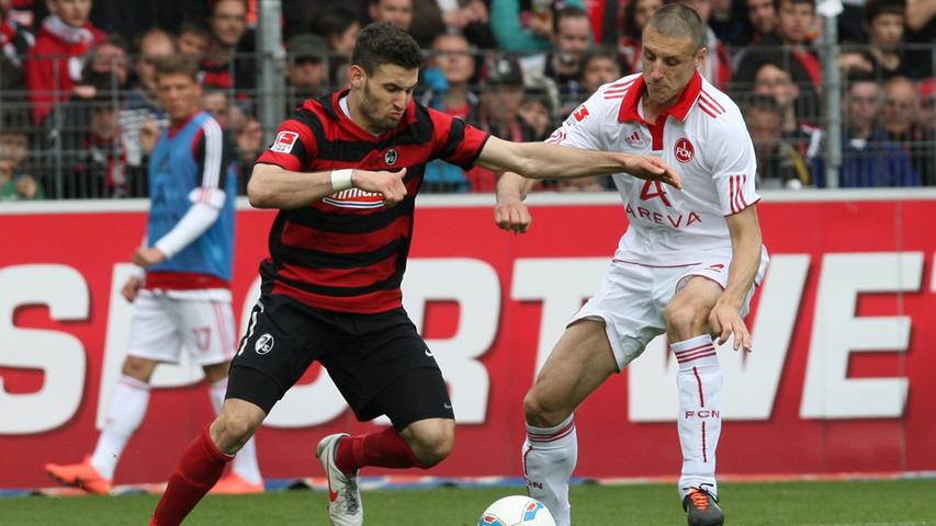 Ging Freiburg zunächst mit seiner giftigen Zweikampfführung gehörig auf die Nerven und leistete eine Art Vorarbeit zum 2:0, konnte nach dem 1:2 aber auch keine Ruhe mehr ins konfuse Spiel bringen. Note 4