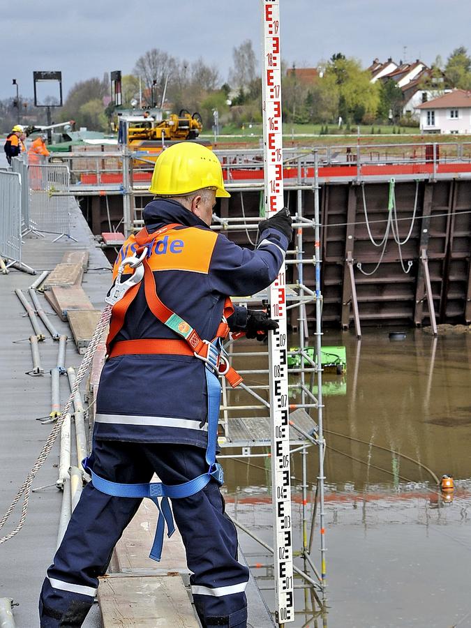 Trockenperiode in den Trogbrücken