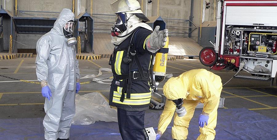 Einsatz in der Schwelbrennanlage