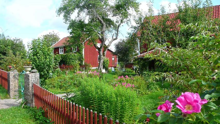 Typisch Schweden, dieses Dorf. Es diente als Kulisse für den Bullerbü-Film.