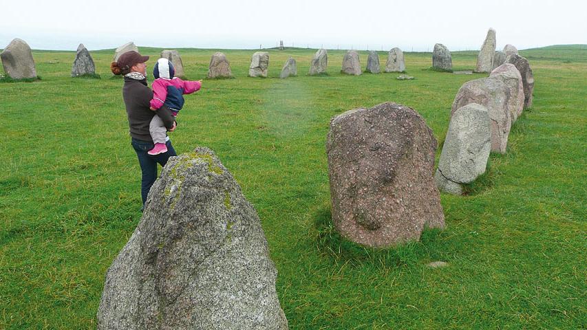 Ein mystischer Steinkreis bei Ystad.