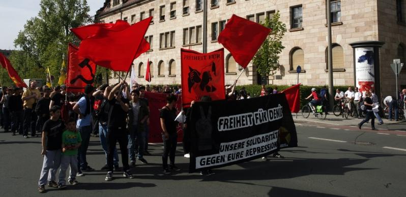 Unlängst demonstrierte die Antifa in Nürnberg für die Freilassung von Deniz K.