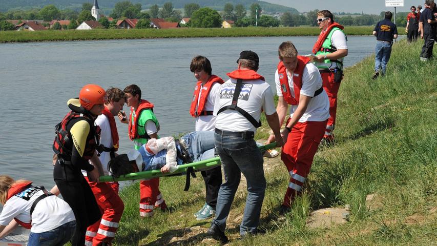 Große Rettungsübung in Mühlhausen