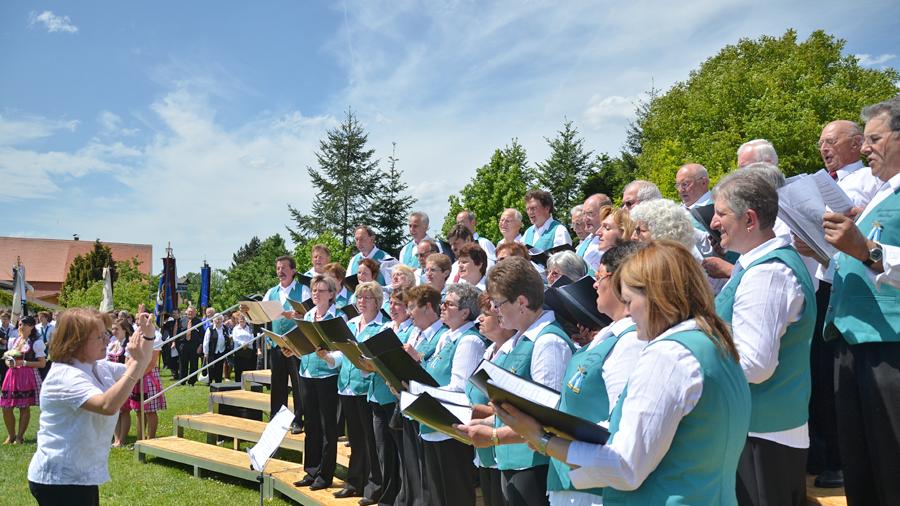 Viele Gesangsvereine im Nürnberger Land wären froh, wenn sie soviele aktive Sänger hätten wie der Gesangsverein Walting