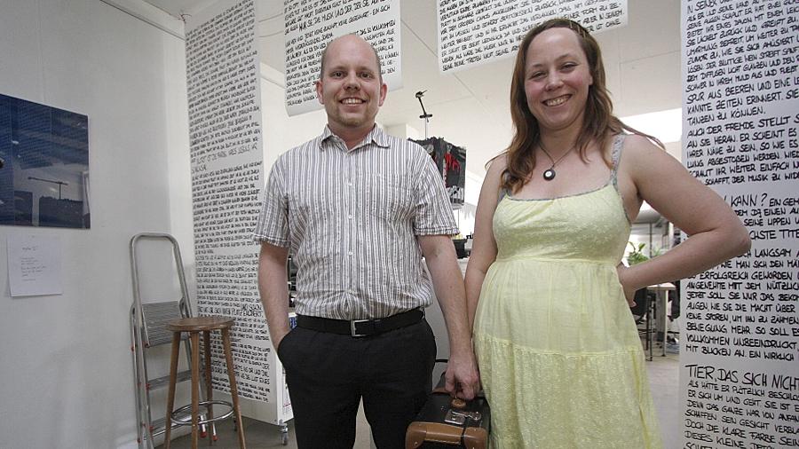 Bernhard Uhrmann und Stella Springhart haben das Projekt „Kunstwandler“ ins Leben gerufen. Bernhard Uhrmann und Stella Springhart haben das Projekt „Kunstwandler“ ins Leben gerufen.