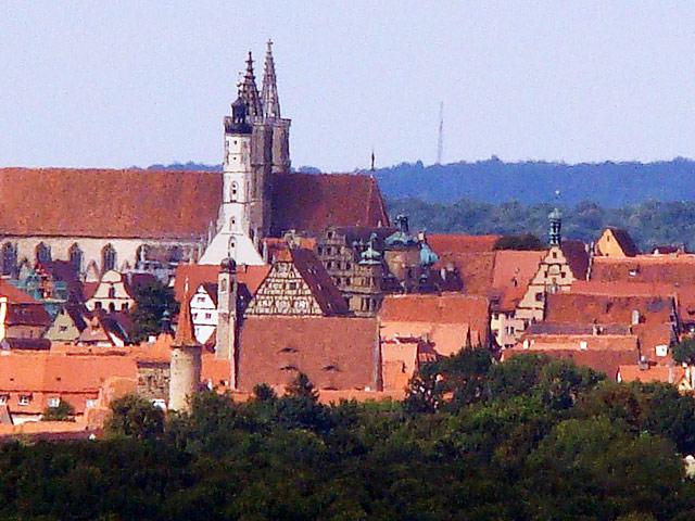 Die ganze Pracht des Mittelalters: Rothenburg ob der Tauber.