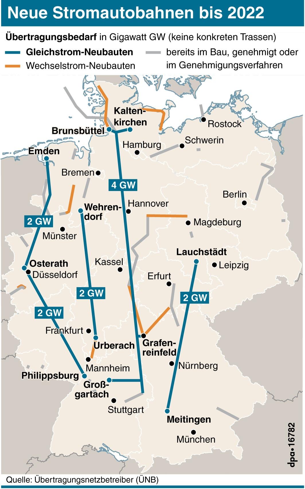 Stromautobahn Durchs Nürnberger Umland Geplant | Nordbayern