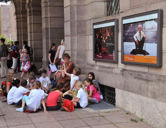 Das Opernhaus war fest in Kinderhänden