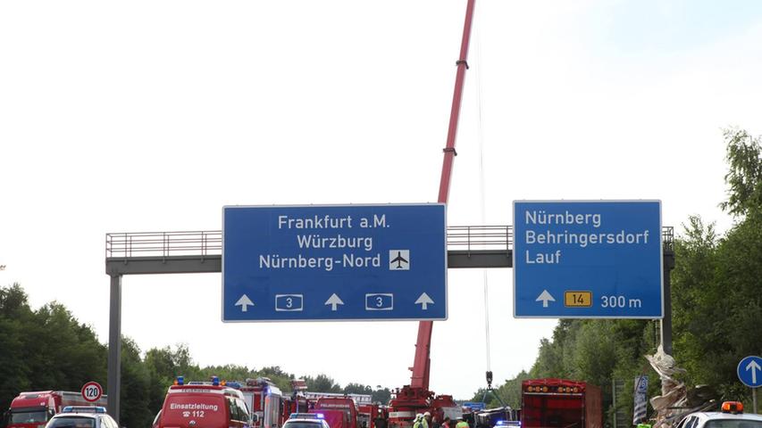 LKW-Fahrer stirbt bei Mögeldorf