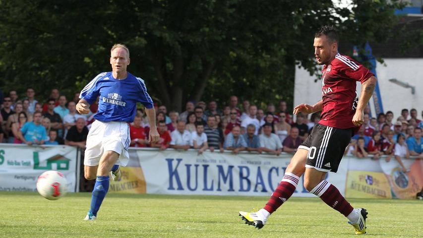 Neuzugang Timo Gebhardt fügte sich gleich in seinem ersten Spiel für den Club ein und erzielte den Treffer zum zwischenzeitlichen 2:0 für die Mannschaft von Trainer Dieter Hecking.