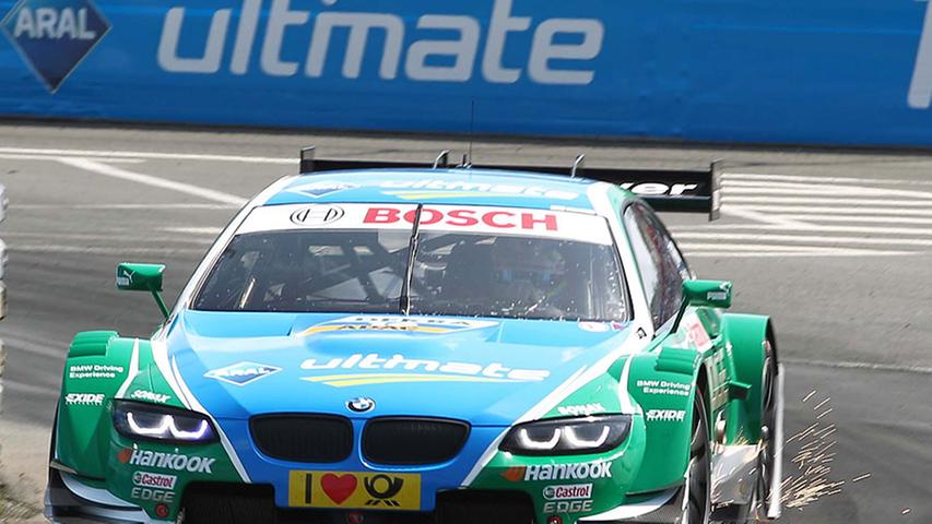BMW möchte nach seiner DTM-Rückkehr in dieser Rennserie wieder eine gewichtige Rolle spielen. Augusto Farfus, der mit einem knallgrünen Boliden aus der Münchner Autoschmiede unterwegs ist, gelingt dies am besten. Der Brasilianer sichert sich den dritten Rang.