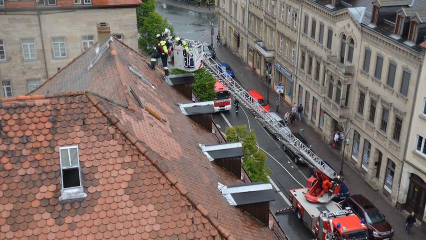 Wohnhausbrand in Fürth fordert sieben Verletzte