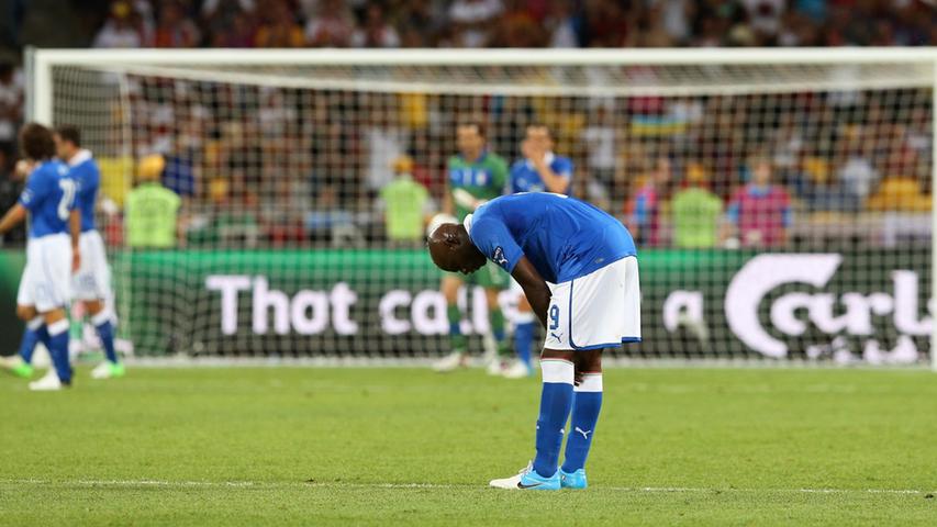 Spanien zaubert, Balotelli weint: Das EM-Finale in Bildern