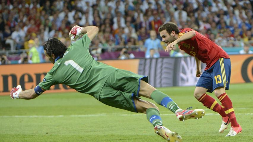 Spanien zaubert, Balotelli weint: Das EM-Finale in Bildern