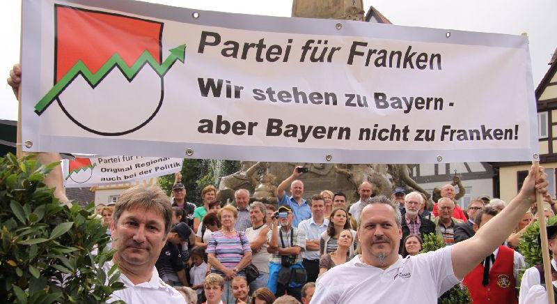 Die Partei für Franken will aus dem Tag der Franken wieder einen Tag für Franken machen.