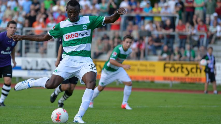 ...müssen andere für die Tore sorgen. Der Langzeitverletzte Kingsley Onuegbu erzielte zwei Treffer in Bamberg...