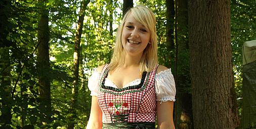 Laura Nützel (18) aus Wiesenttal ist die Miss Annafest. Durchschnittliche Bewertung: 6,5.