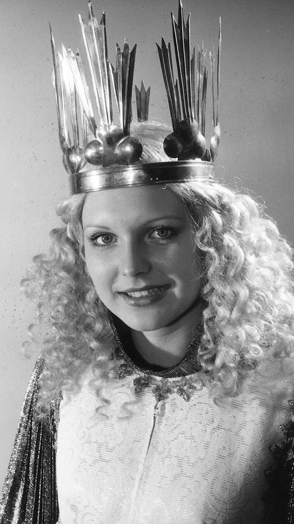 Michaela Kraus (verheiratete Dr. Tröger) war das vierte gewählte Christkind in den Jahren 1975 und 1976.