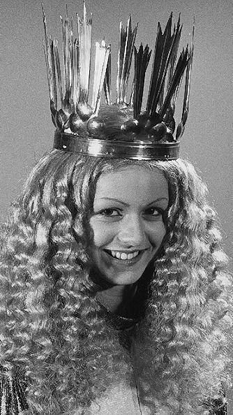 Birgit Schirlitz (verheiratete Hueber) durfte in den Jahren 1977 und 1978 Symbolfigur für den Nürnberger Christkindlesmarkt sein.