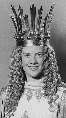 Doris Kormann (verheiratete Reinelt) trat in den Jahren 1987 und 1988 als das 10. Christkind auf.