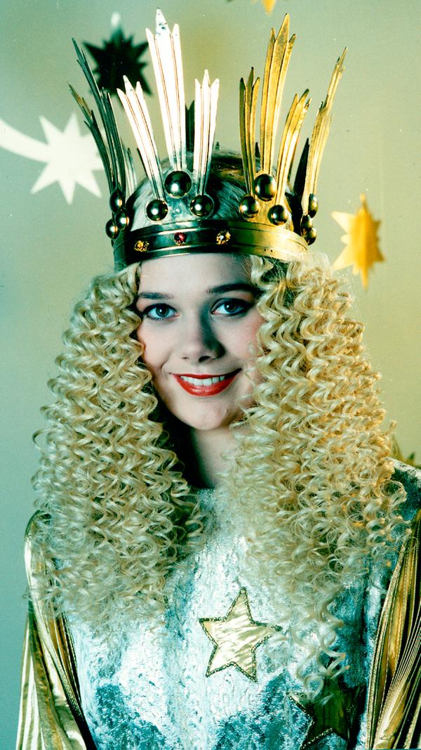 Barbara Zillgens (verheiratete Reim) durfte die Tradition des Christkindes in den Jahren 1993 und 1994 fortführen.