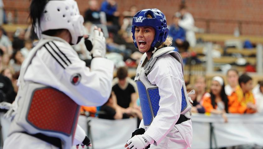 Auch die Taekwondo-Kämpferin Sümeyye Manz darf sich halt Dritte bei den letzten Weltmeisterschaften berechtigte Hoffnungen auf Edelmetall machen. Die Nürnbergerin schied 2008 unglücklich in der ersten Runde gegen die spätere Bronzemedaillen-Gewinnerin Dalia Contreras Riveiro aus. In diesem Jahr soll alles anders werden.