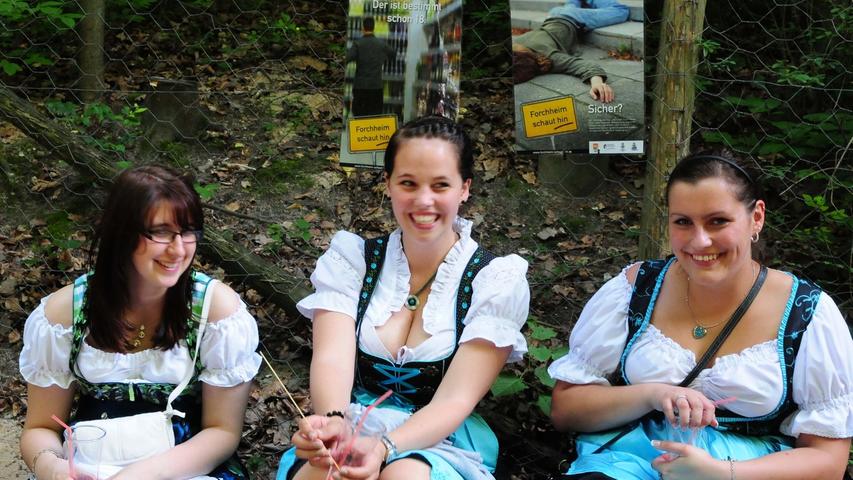 Firmentag und Biergartenwetter: Das Annafest am Mittwoch