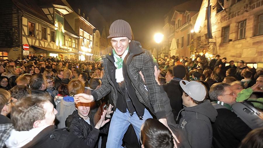 Ausschank für die Fußballfans