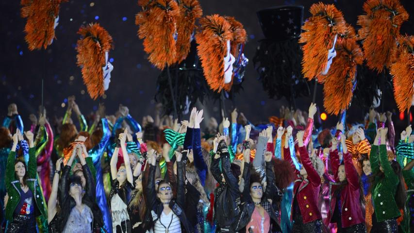 Spektakel bei Olympia 2012: Die Eröffnungsfeier in Bildern