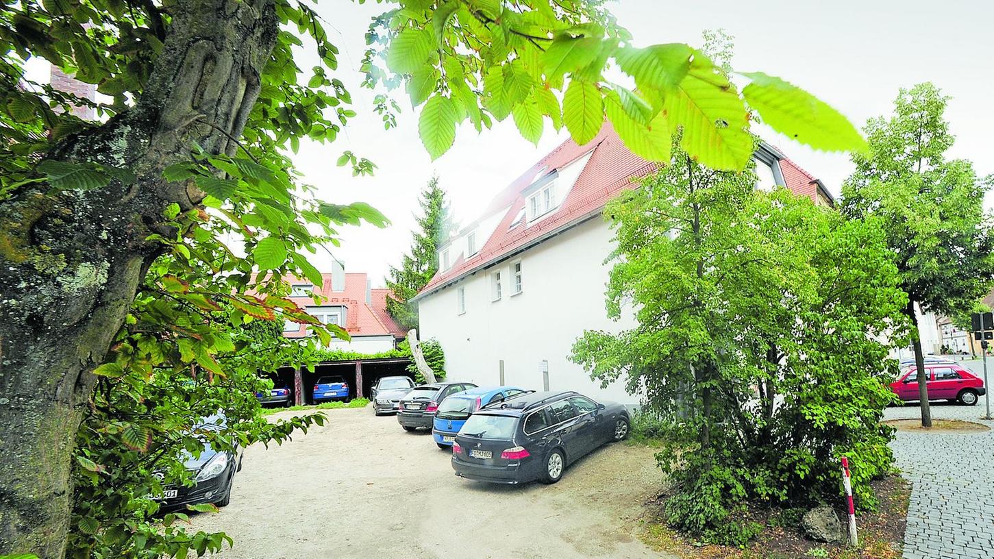 Ein Wohnhaus dort, wo die Forchheimer Synagoge stand Ein Wohnhaus dort, wo die Forchheimer Synagoge stand
