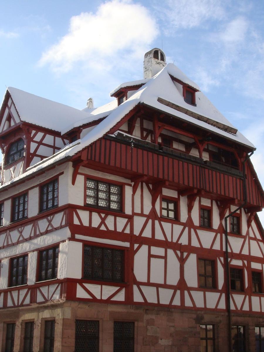 Albrecht Dürer's House coverd in snow Albrecht Dürer's House coverd in snow