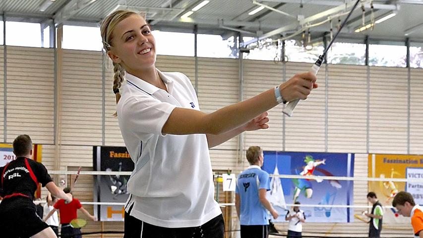 Julia Kunkel hat Bundesliga-Badminton mit dem TSV Freystadt gespielt, ebenso für die deutsche Nationalmannschaft und mehrere deutsche Juniorinnen-Titel vorzuweisen.
