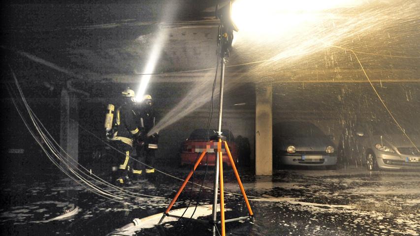 Verheerender Tiefgaragenbrand in Eckental