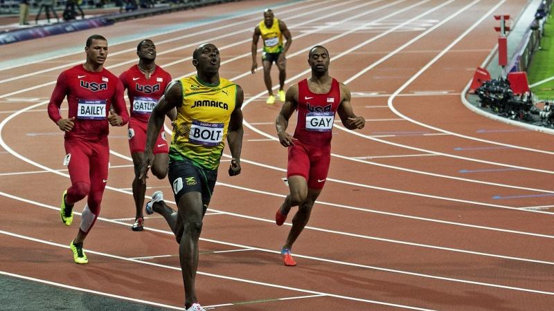 Am Sonntag lief Ausnahme-Sprinter Usain Bolt über 100 Meter allen davon und holte Gold.