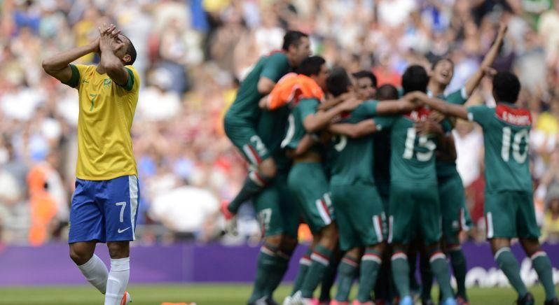 Aus der Traum: Am Samstag unterlag die hochgehandelte brasilianische Fußball-Auswahl im Finale den Mexikanern mit 1:2 und musste abermals die Hoffnung auf Olympia-Gold aufgeben.