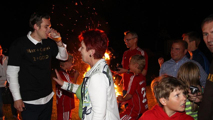 Spontanparty beim NHTC: Nürnberg empfängt seine Hockey-Goldjungs