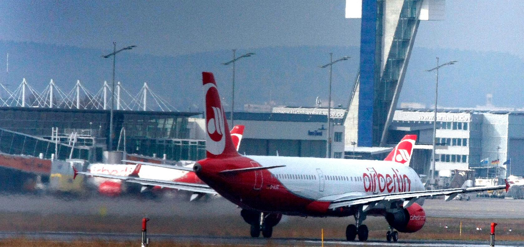 Am Flughafen Nürnberg sind die Passagierzahlen zurückgegangen.