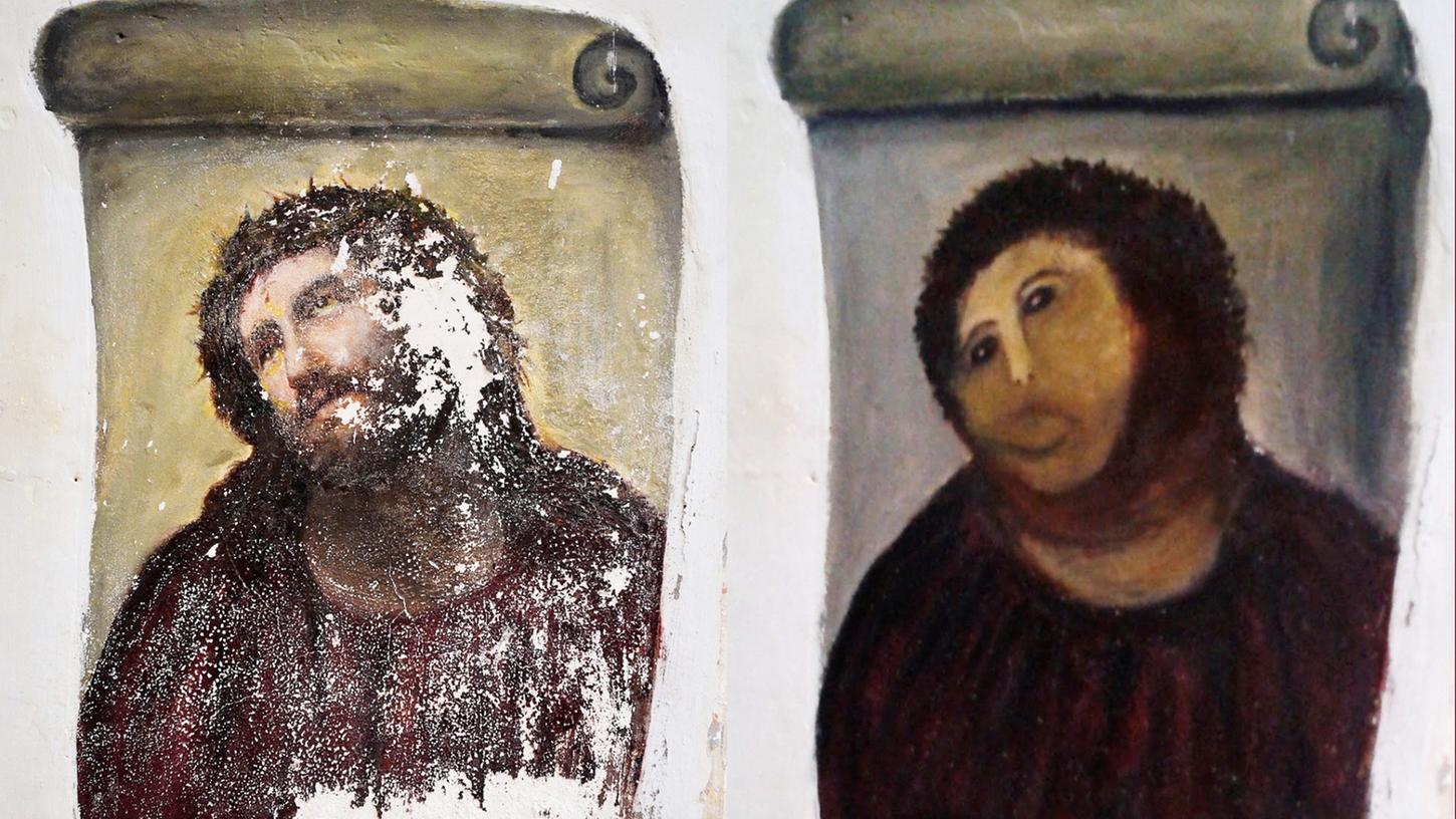 Rentnerin zerstört Jesus-Bild