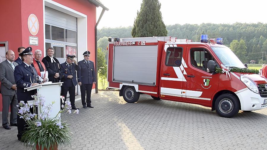 Schwaighausener Wehr im neuen Auto