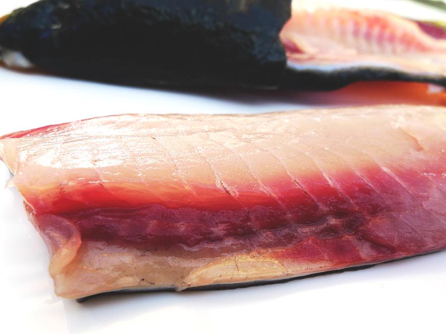 Rezept: Karpfenfilet mit Grillpolenta und Kürbiscreme