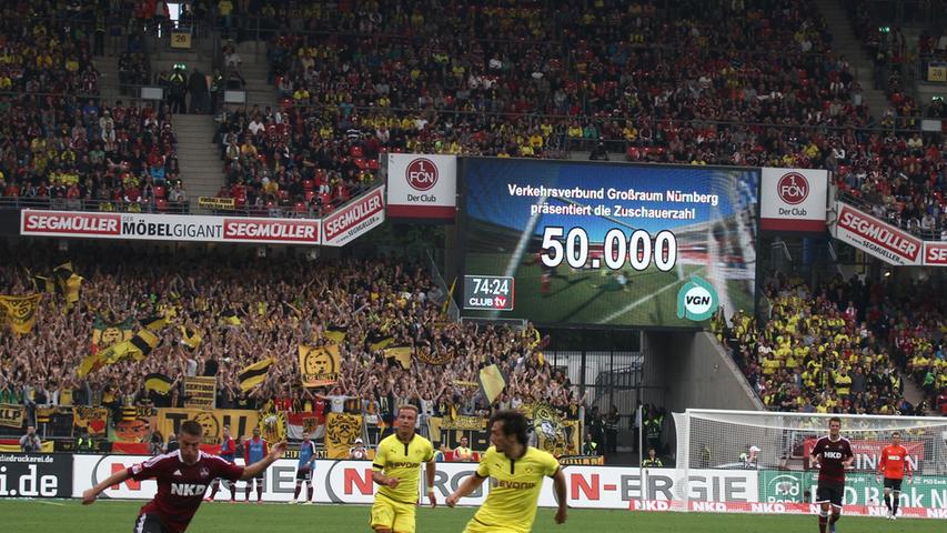 Im September 2012 trotzte der Club dem BVB vor stattlicher Kullisse im Nürnberger Stadion ein verdientes Unentschieden ab. Beim seinem ersten Heimspiel in der noch jungen Saison....