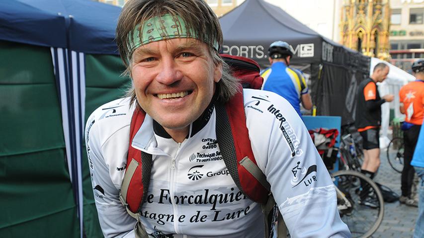 Harald Scholz (58) macht seit 15 Jahren Sport. Ihm macht es viel Spaß, mit anderen Menschen zusammen zu fahren.