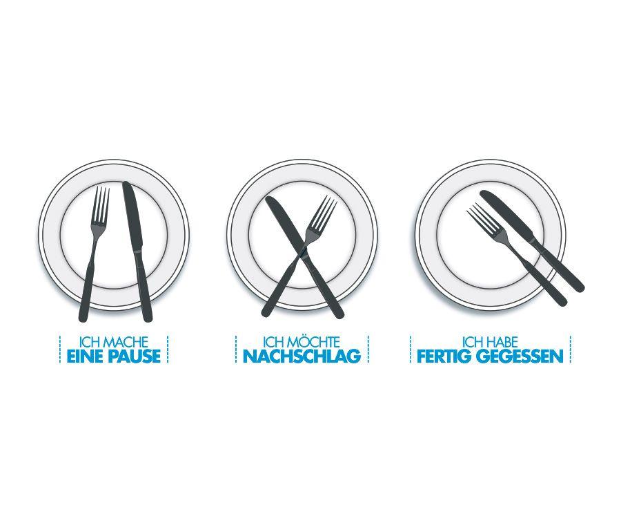 Abnutzen Zweite Klasse Überleben wie lege ich das besteck richtig Sicherheit Werkstatt Hausfrau