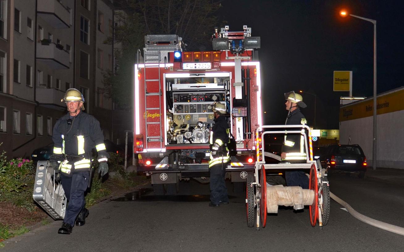 Alarm in der Kurgartenstraße: Flammen im Aufzug