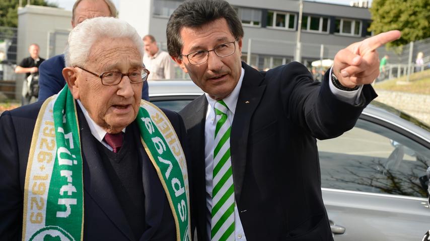 Welcome back! Henry Kissinger im Fürther Ronhof