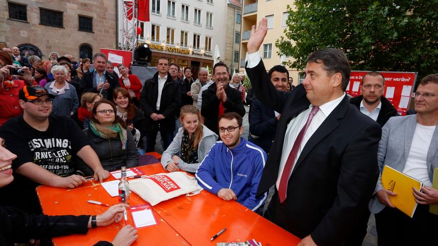 SPD-Chef Gabriel weiß: Winken alleine reicht nicht,...